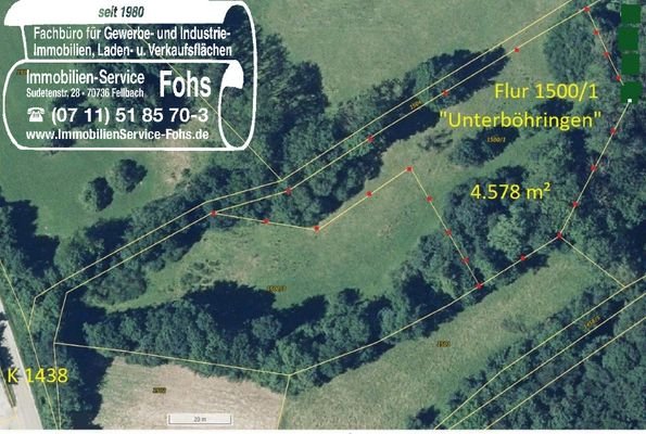 Bad Überk.-Unterböhr. Flur 1500-1=4.578 m²Foto I. 
