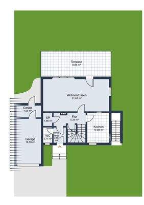 Grundriss Erdgeschoss