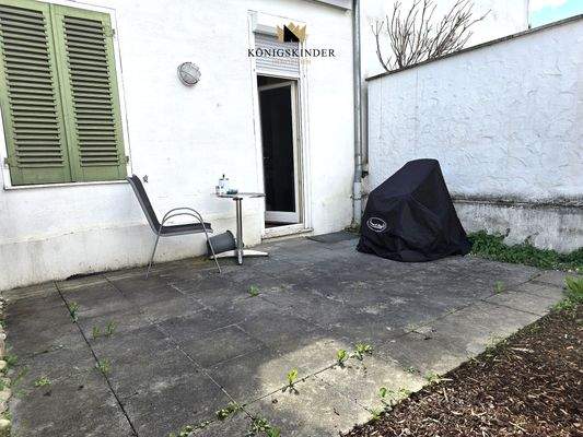 Terrasse zum Schlafzimmer