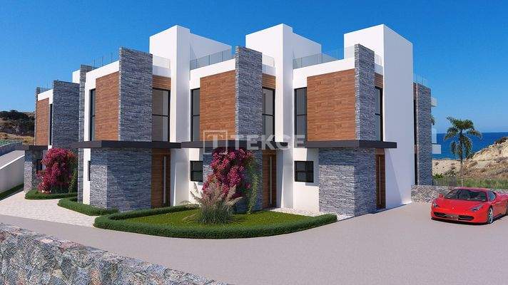 Sea View Townhouses for Sale in Girne Bahçeli