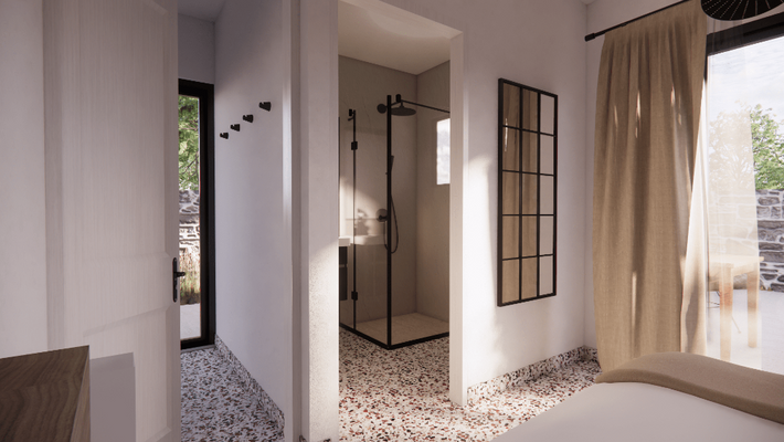 Kreta - 8-Villen- Projekt in Kirianna bei Rethymno: Freistehende Villa