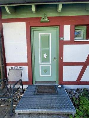 Eingang vom Reihenendhaus