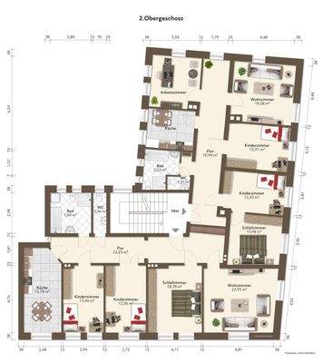 Grundriss 2. Obergeschoss