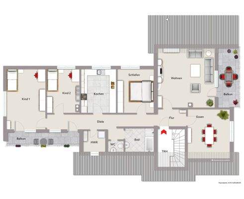 Grundriss Dachgeschoss