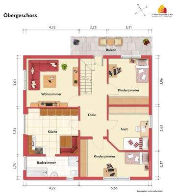 Grundriss Obergeschoss