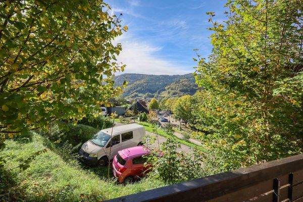 Ausblick Terrasse nach Westen
