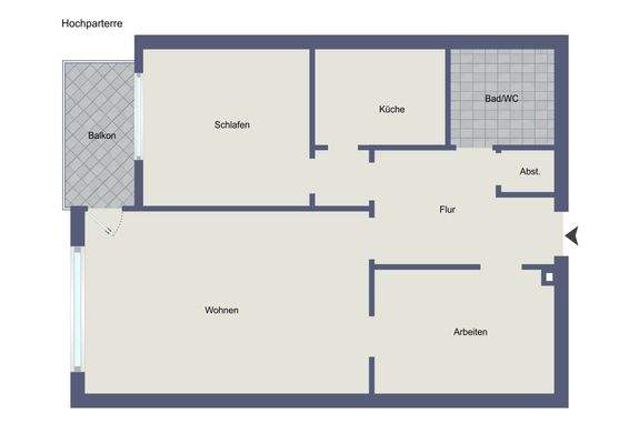 Grundriss-Illustration