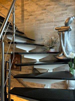 moderne Granittreppe