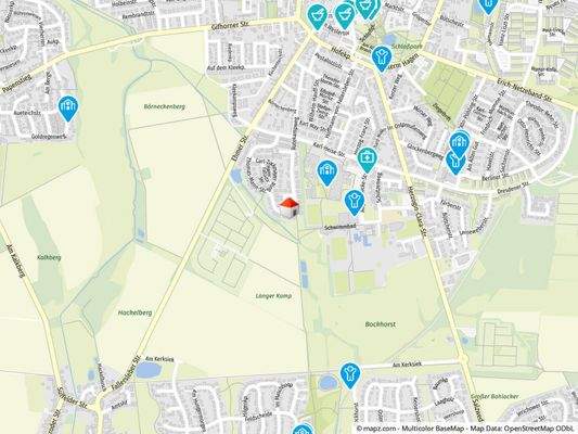 Geolyzer Kartenausschnitt