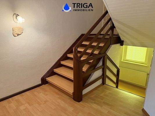 Treppenhaus in der Maisonette