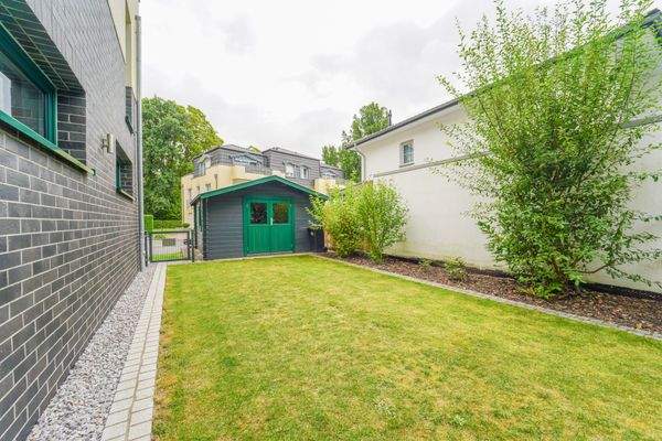 Außenhaus für Geräte & Gartenmöbel