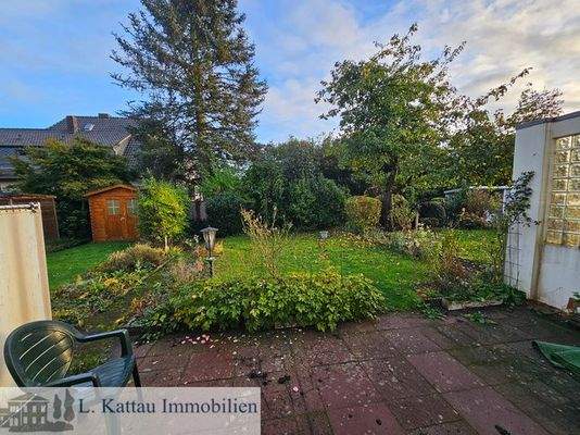 Terrasse - Gartenansicht