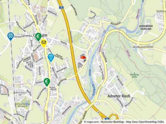 Geolyzer Kartenausschnitt