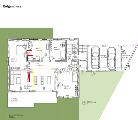 Grundriss EG-Wohnung