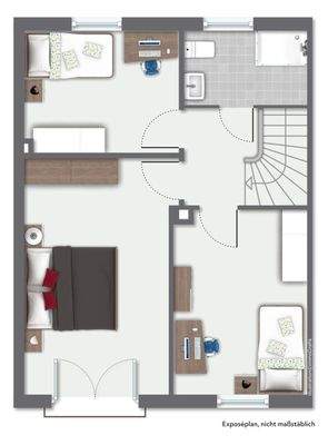 Grundriss Obergeschoss