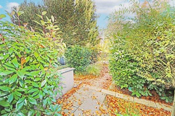 Blick auf das Grundstück