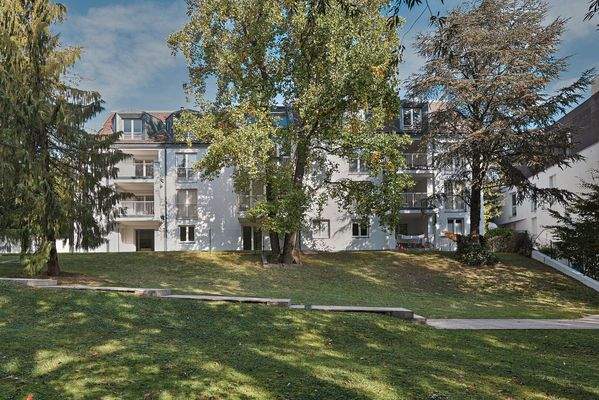 Hausansicht vom Allgemeingarten