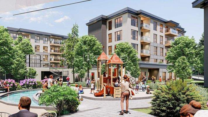 Apartments in a Developed Complex near Metro in İstanbul Pendik