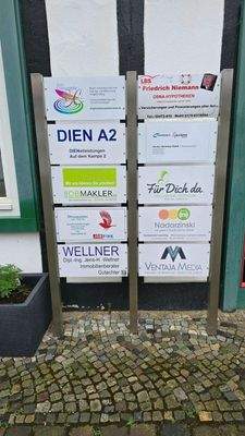 gemeinsames Firmenschild