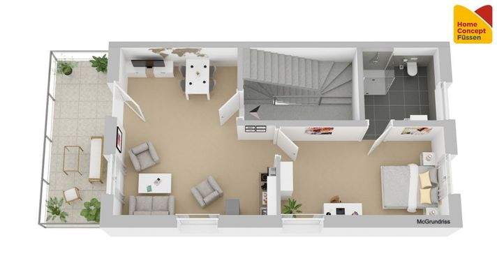 Grundriss Obergeschoss