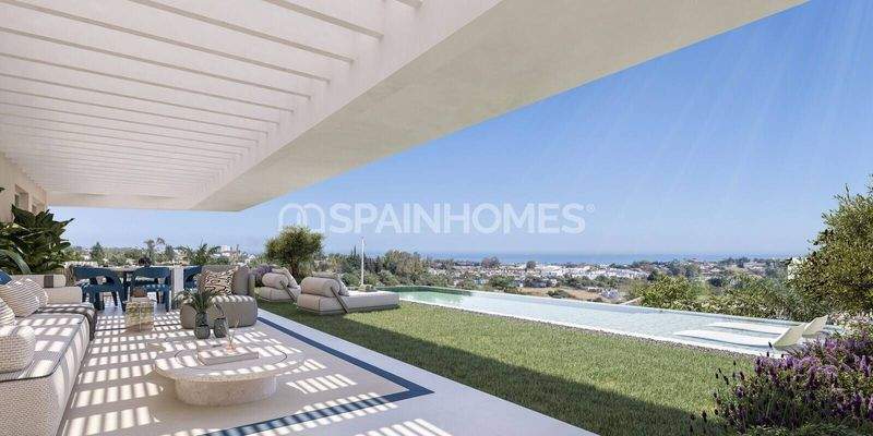 Sea-View Apartments in a Complex with Pool in Benahavís