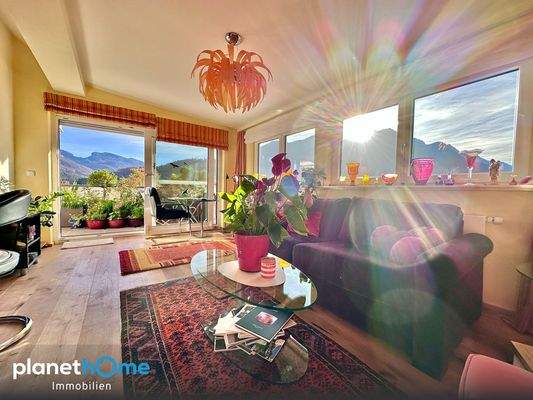 Wohnraum mit Panorama-Blick