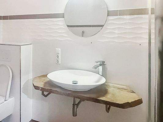 Detailansicht Waschbecken