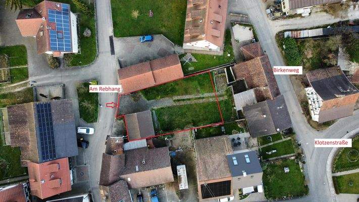 Grundstück Luftbild