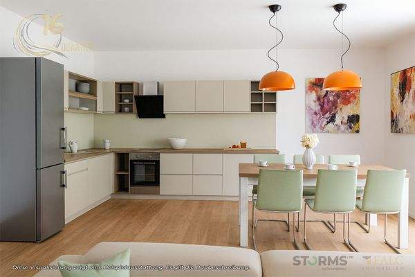 Küche und Esszimmer