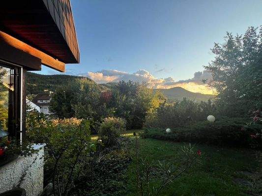 Blick von der Terrasse