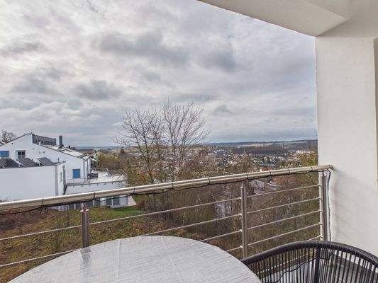 Der Blick vom Balkon