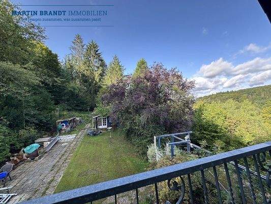 Aussicht vom Dachgeschoss