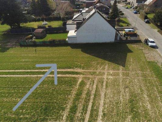 Grundstück Flugansicht