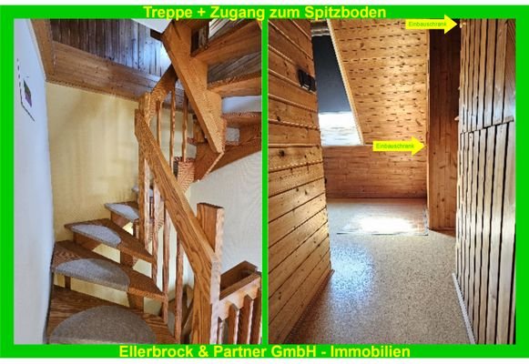 Treppe-Spitzboden