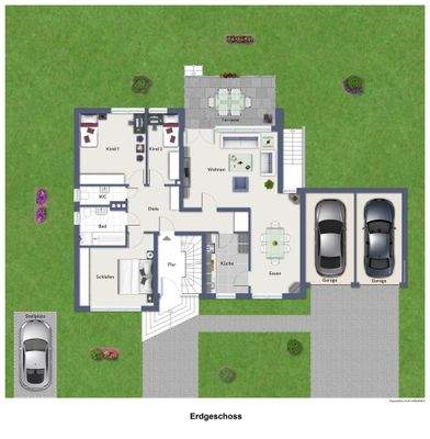 Grundriss nicht maßstabsgerecht