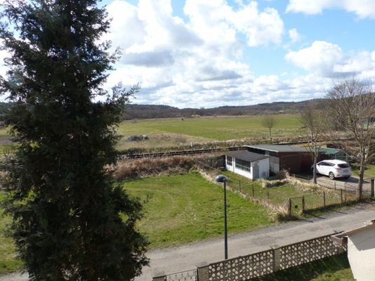 Blick von der oberen Terrasse