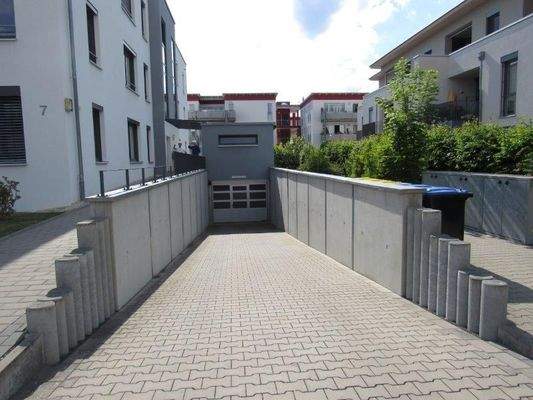 Zufahrt zur Tiefgarage
