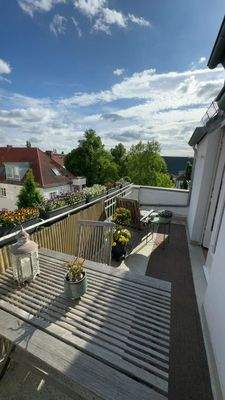 Südbalkon mit Sonne...