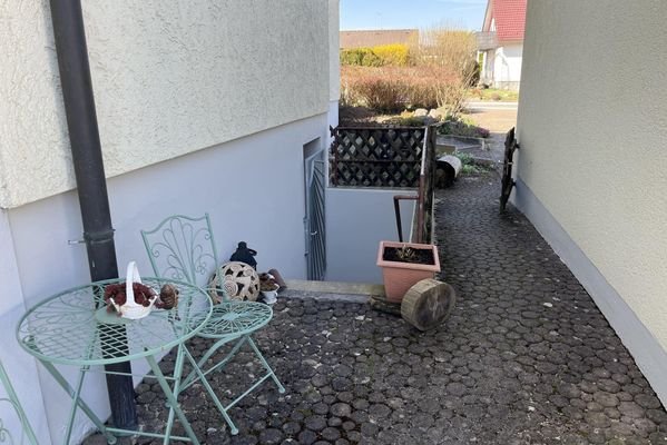 Treppenabgang zum Seminarraum