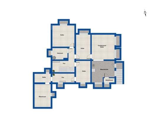 Grundriss Keller