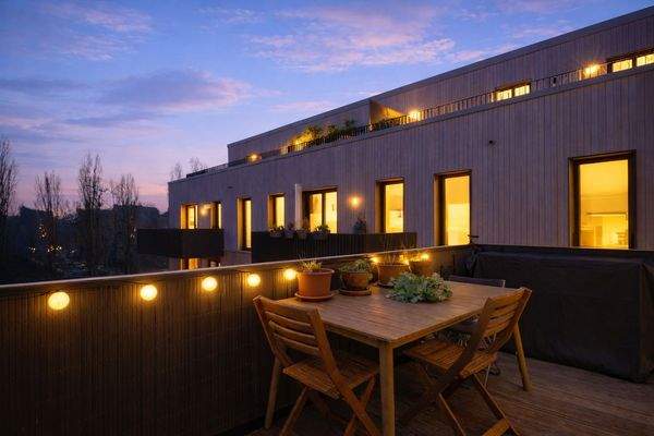 Balkon - Abendstimmung