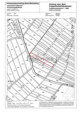 1929 - Liegenschaftskarte