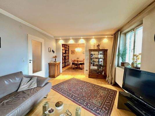 Wohnzimmer-Bibliothek