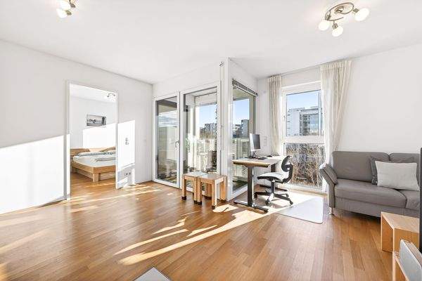 Wohnzimmer mit Loggia