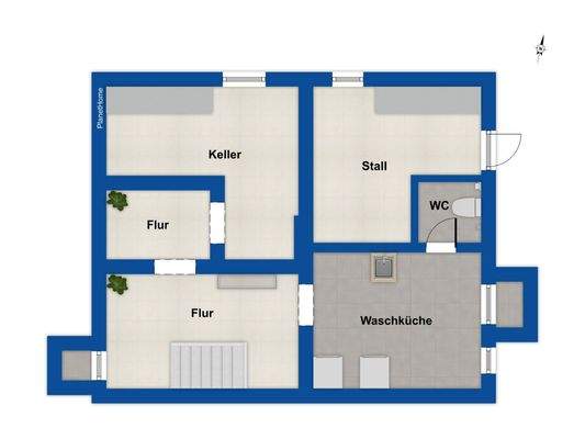 Grundriss Kellergeschoss