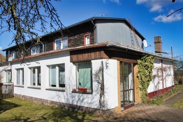 Rückansichtt des Wohnhauses