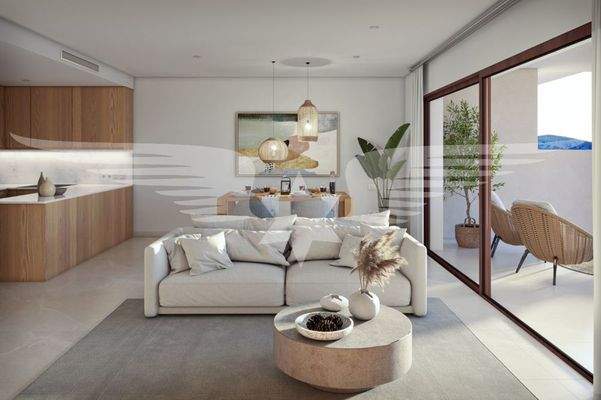 Visualisierter Wohnbereich