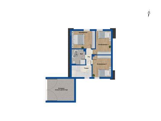 Grundriss Obergeschoss