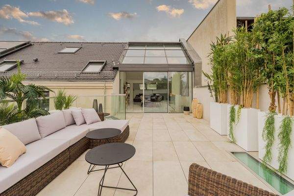 Terrasse mit Südostausrichtung