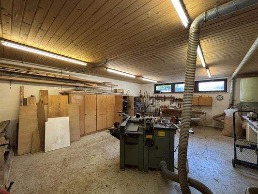 Werkstatt im Keller